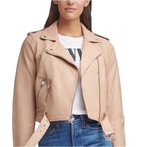 Levi’s Moto Jacket // Faux Leather Style XL